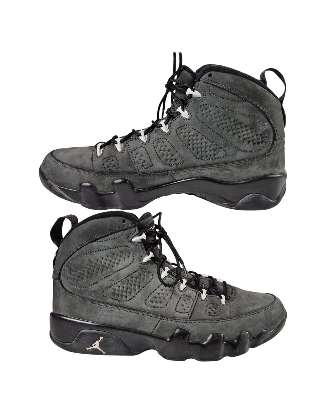 Air Jordan Black Gray Anthracite 9 Retro Sneakers Shoes 2015 Men's 9 1/2